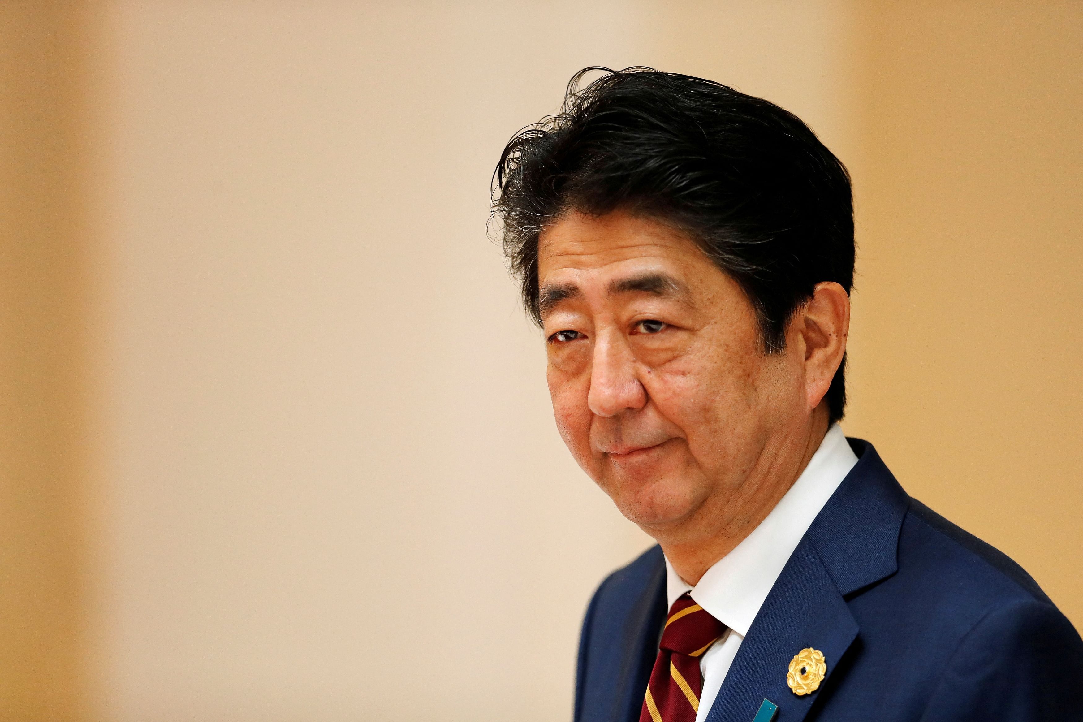 Japan former prime minister Shinzo Abe. Credit: Reuters Photo