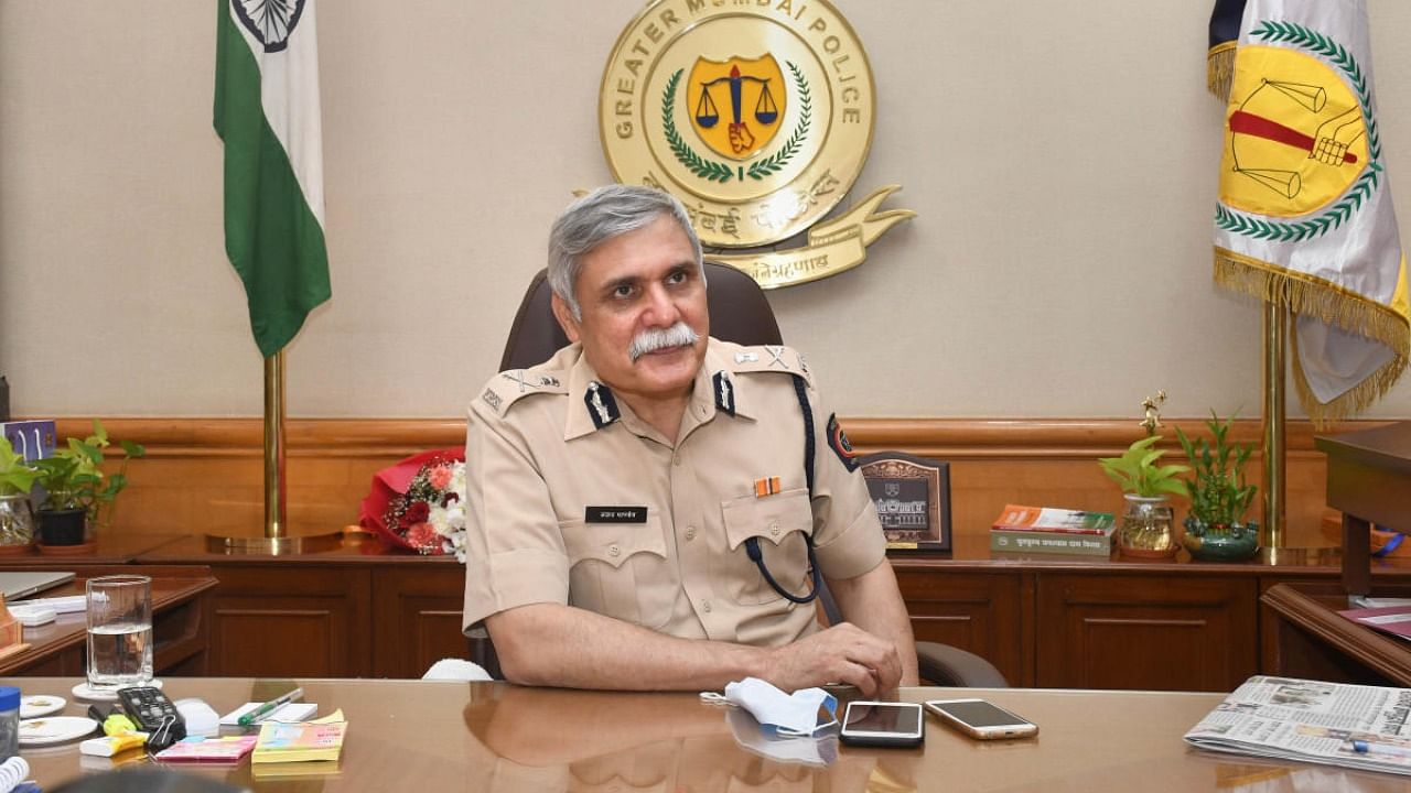 Former Mumbai Police Commissioner Sanjay Pandey. Credit: PTI Photo