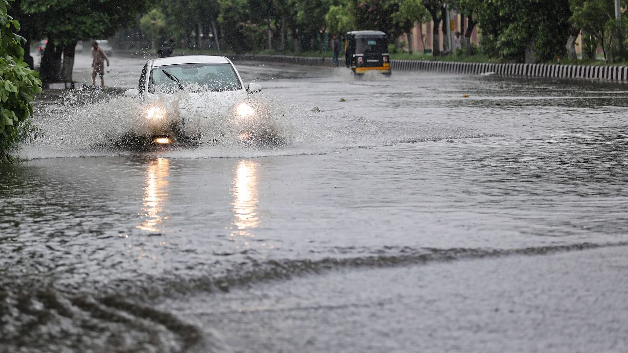 Heavy rains batter Karnataka. Credit: PTI Photo