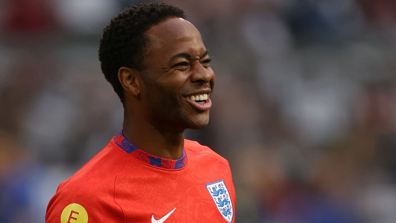 English forward Raheem Sterling. Credit: Reuters Photo