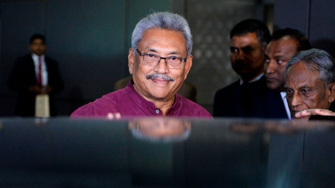 Sri Lanka President Gotabaya Rajapaksa. Credit: AFP Photo