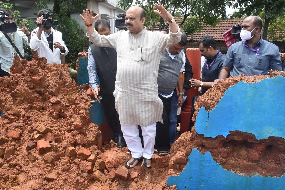 Karnataka CM Basavaraj Bommai. Credit: DH Photo