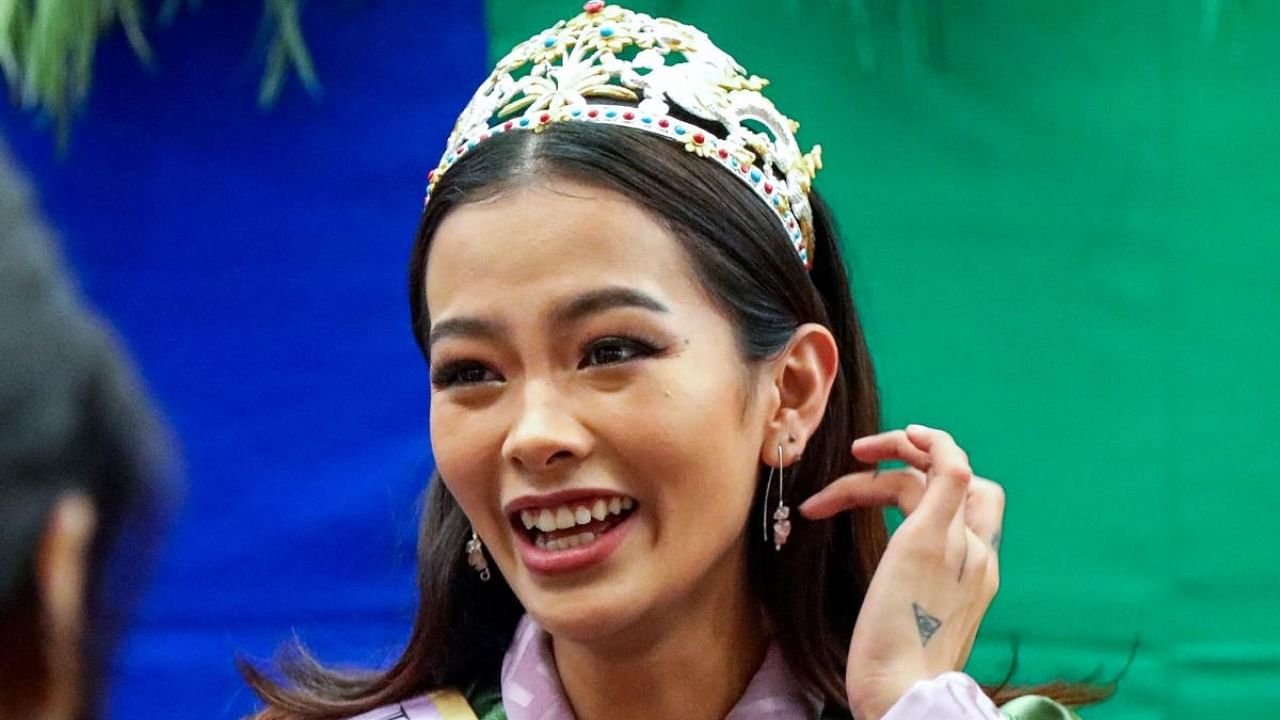 Miss Bhutan 2022, Tashi Choden. Credit: AFP Photo