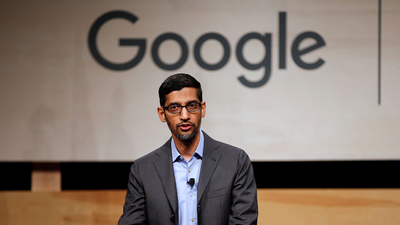 Google CEO Sundar Pichai file photo. Credit: Reuters File Photo