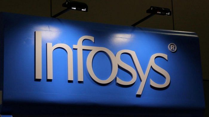  Infosys logo. Credit: Reuters Photo