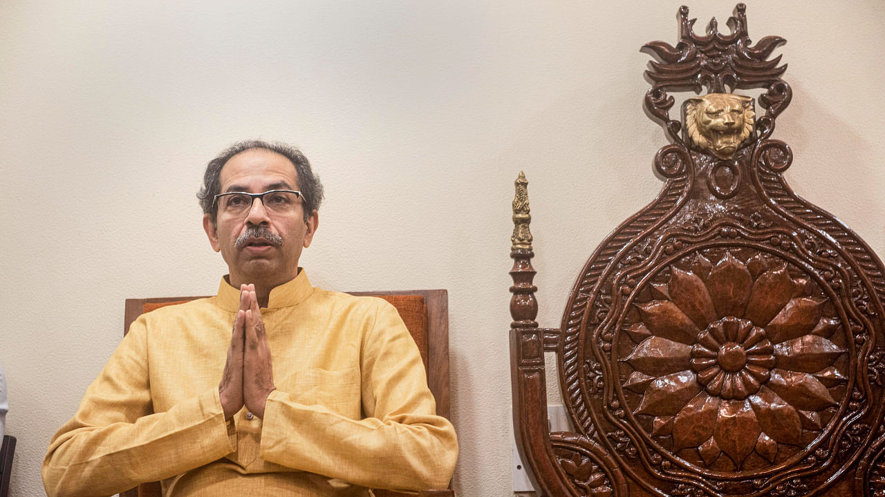 Shiv Sena chief Uddhav Thackeray during a press conference in Mumbai on July 8, 2022. Credit: PTI File Photo