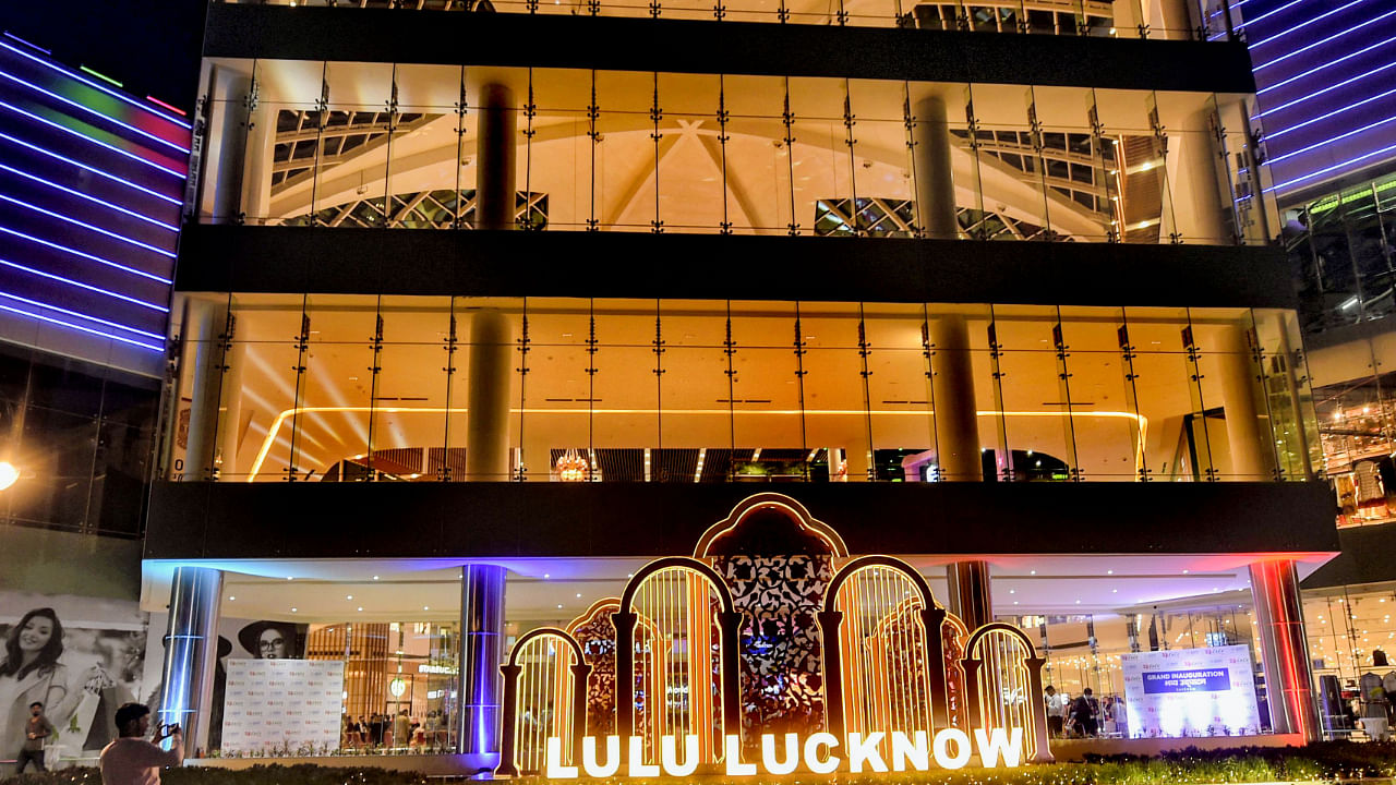 The Lulu Mall in Lucknow was inaugurated by CM Yogi Adityanath on July 10, 2022. Credit: PTI File Photo