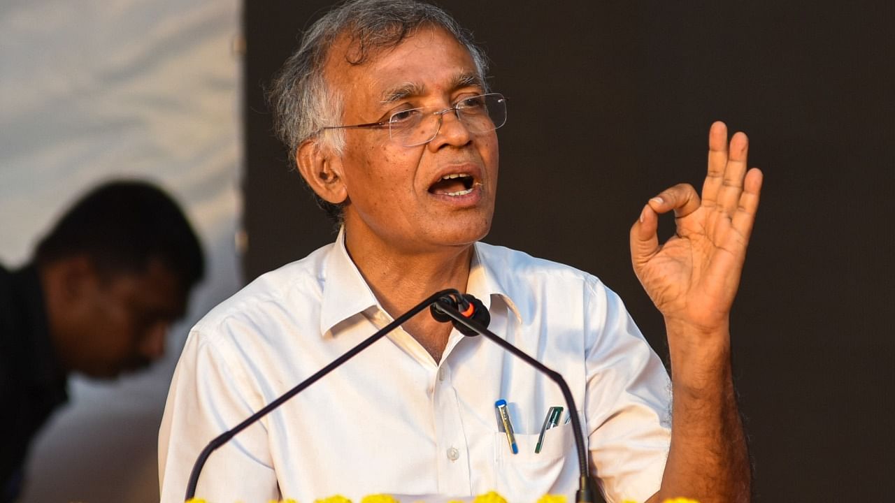 Bangalore University Vice-Chancellor Prof K R Venugopal. Credit: DH Photo