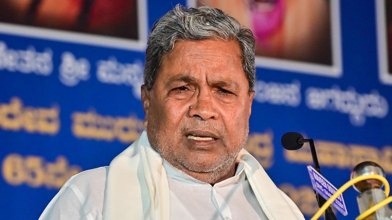 Leader of Opposition in Karnataka Legislative Assembly Siddaramaiah. Credit: DH Photo