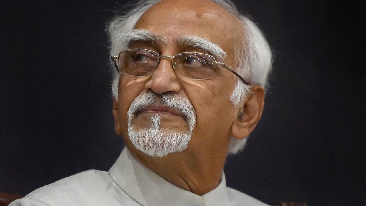 Former vice-president Hamid Ansari. Credit: PTI Photo