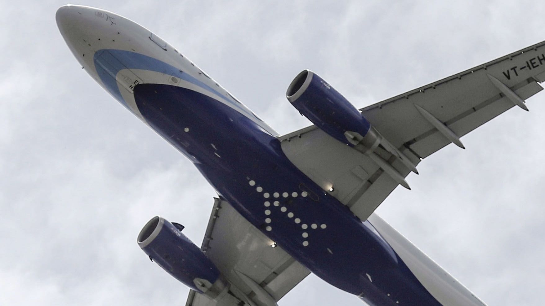 An Indigo flight. Credit DH File Photo