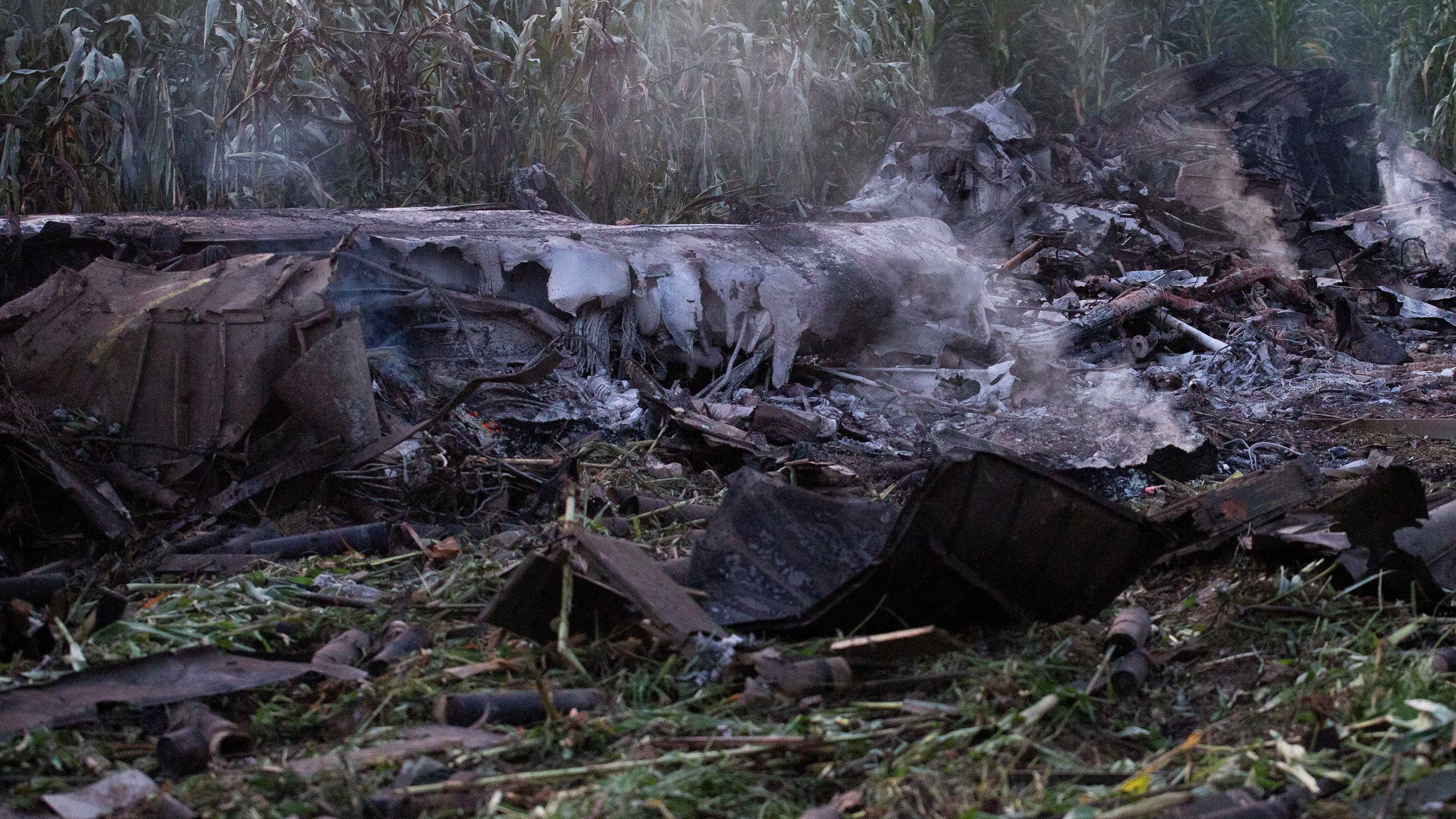 Cargo plane crashes near the city of Kavala. Credit: Reuters Photo