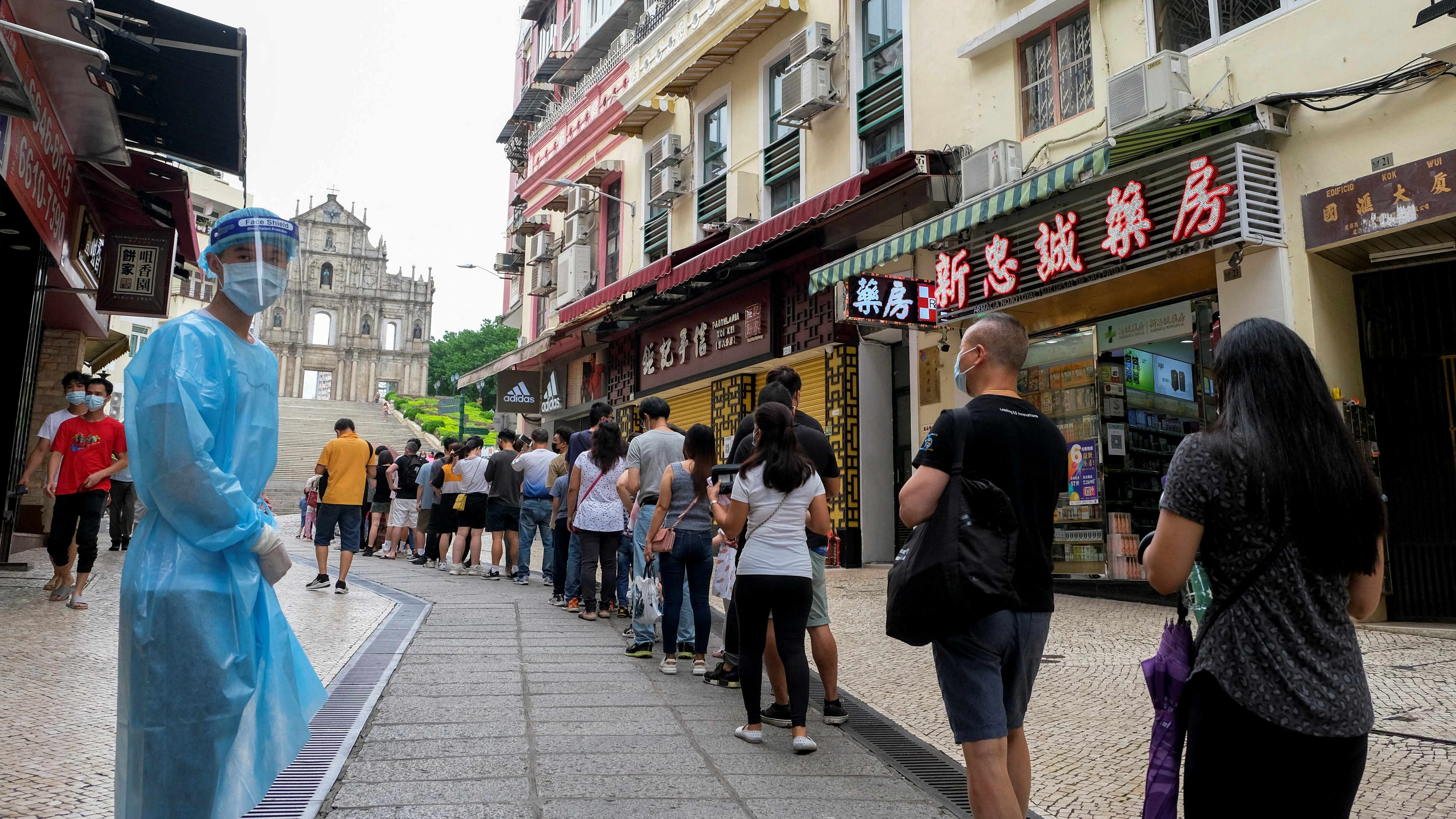 Lockdown in Macau. Credit: Reuters Photo