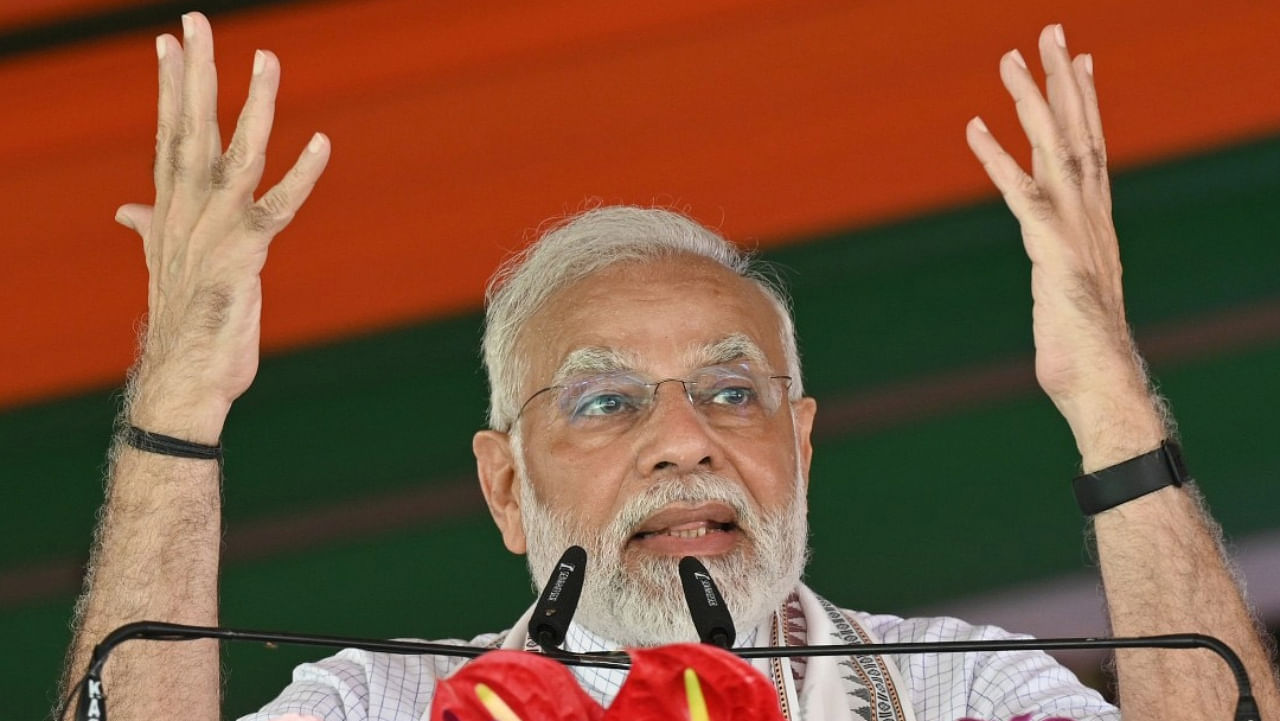 Congress leaders on Sunday criticised PM Narendra Modi's absence from an all-party meet. Representational image/Credit: IANS File Photo