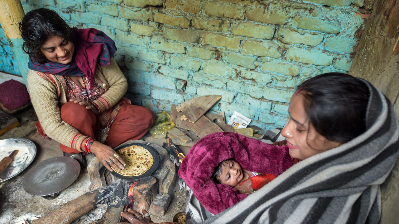Pakistani Hindu refugees in Delhi's Majnu-ka-Tila live without access to basic facilities. Representative image/Credit: PTI File Photo