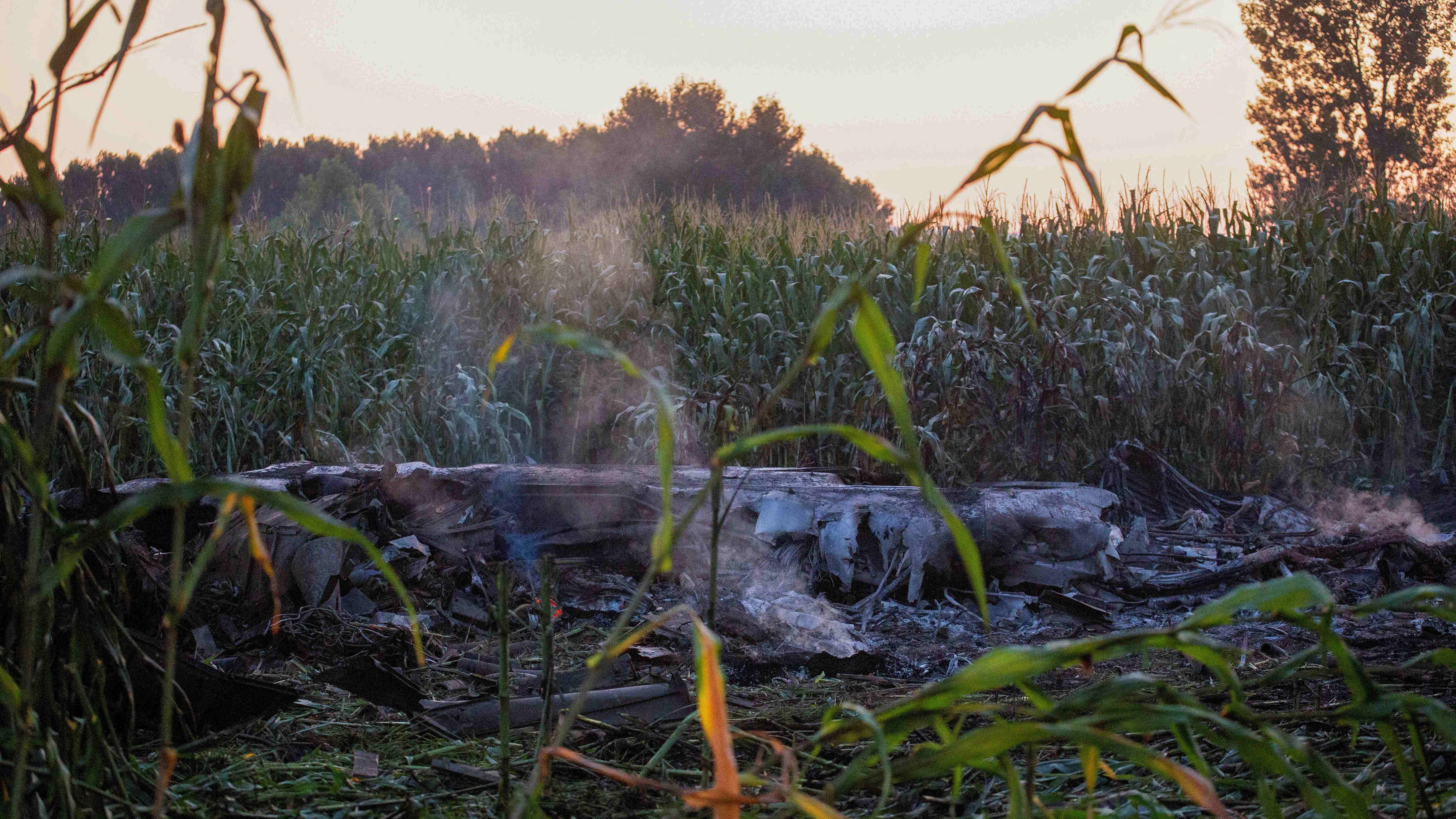 Cargo plane crashes near the city of Kavala. Credit: Reuters Photo