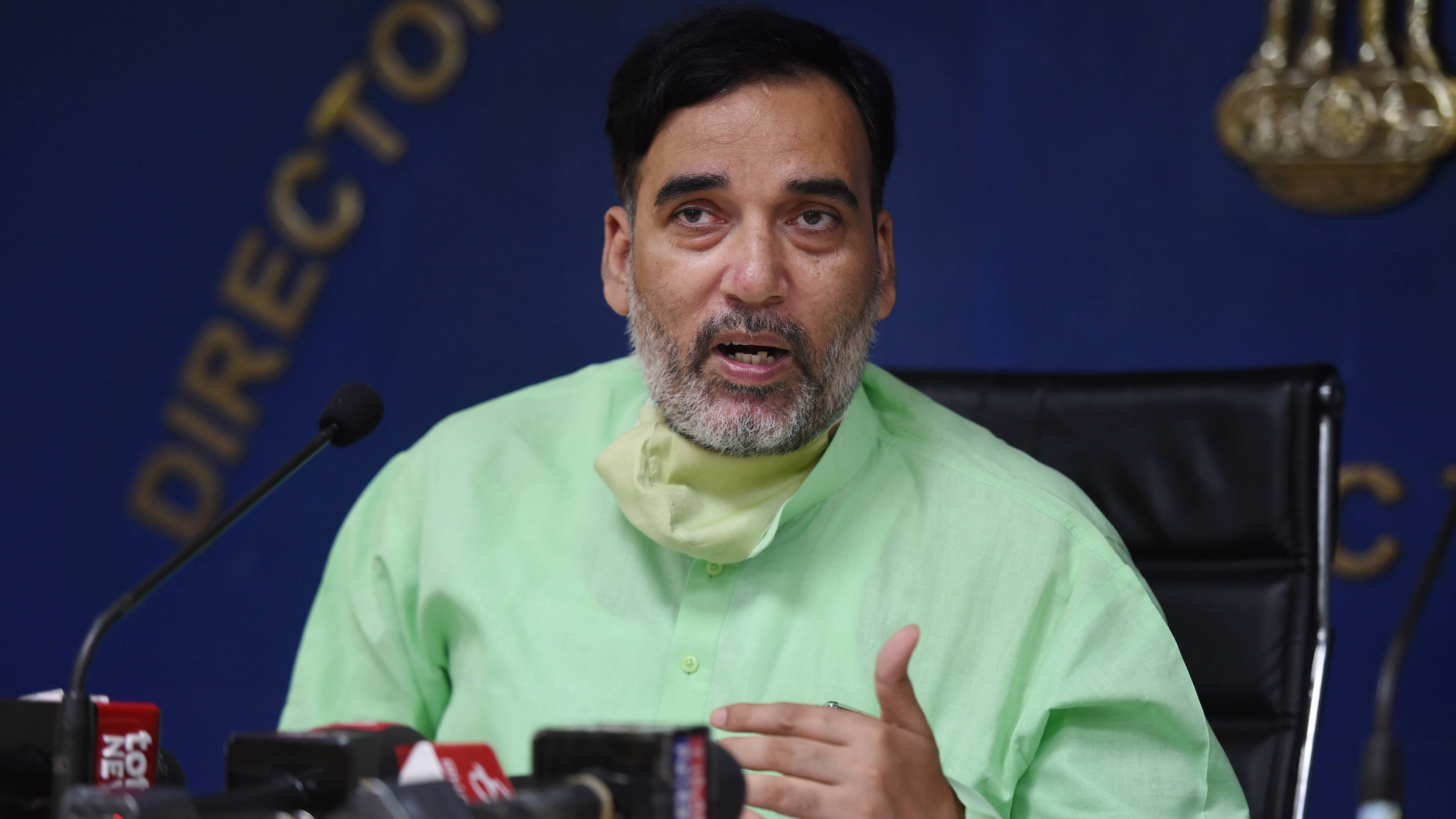 Environment Minister Gopal Rai. Credit: PTI Photo