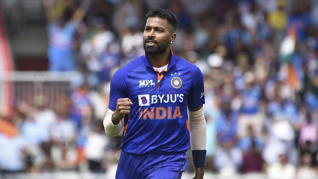 India's Hardik Pandya. Credit: AP Photo