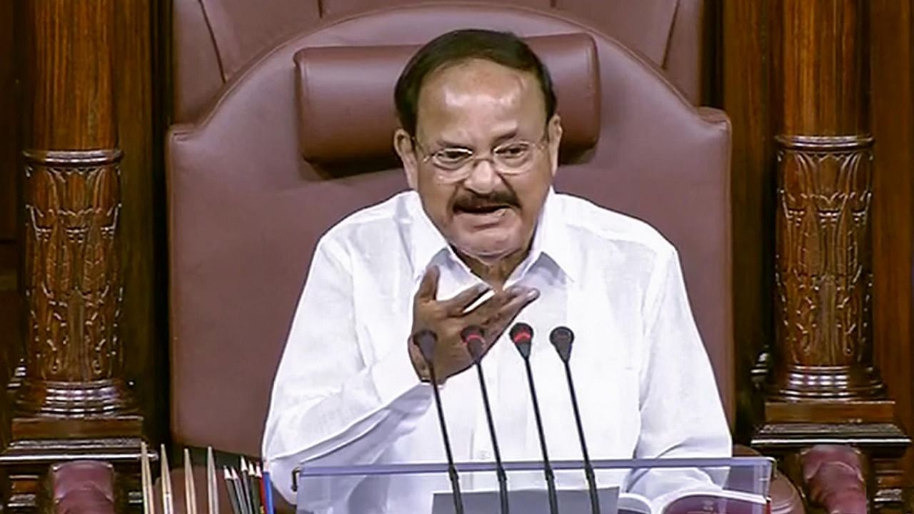 Rajya Sabha Chairman M Venkaiah Naidu. Credit: PTI Photo