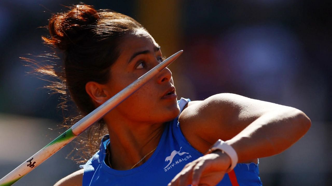 Javelin thrower Annu Rani. Credit: Reuters Photo