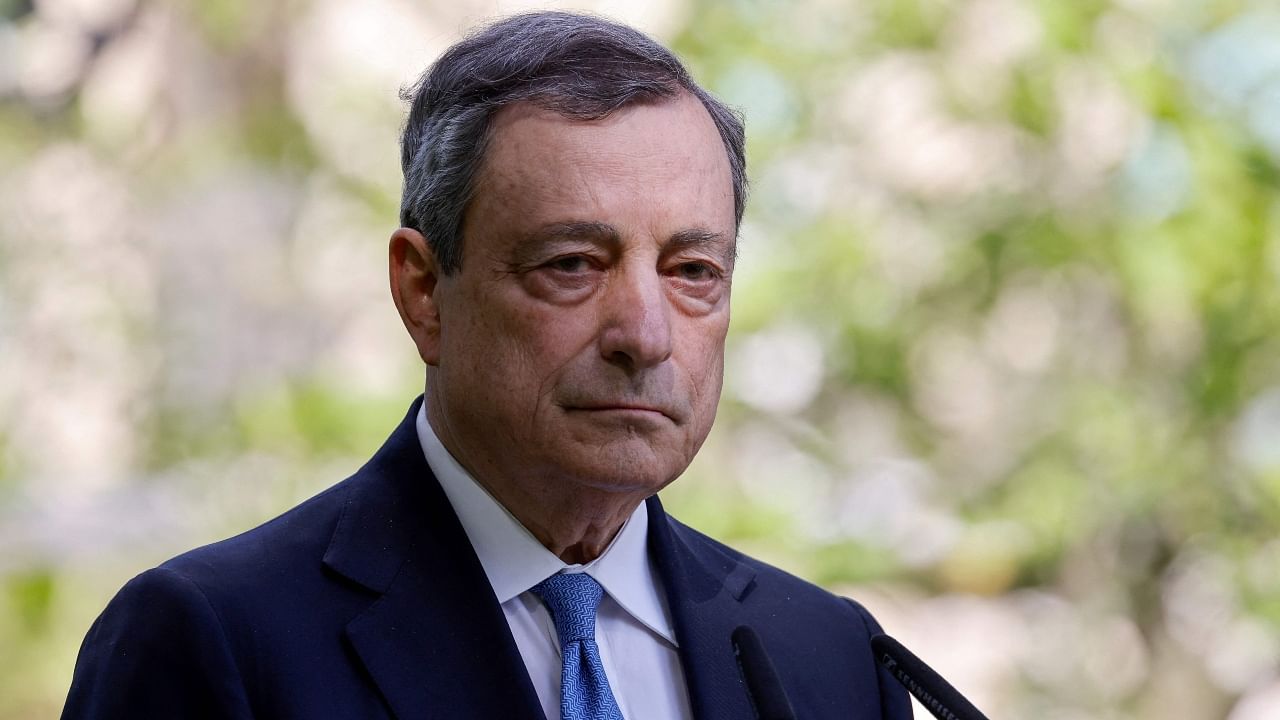 Italy's Prime Minister Mario Draghi. Credit: AFP Photo