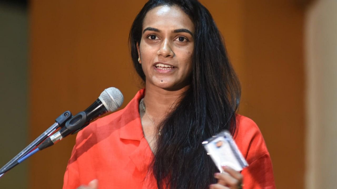 P V Sindhu. Credit: DH File Photo