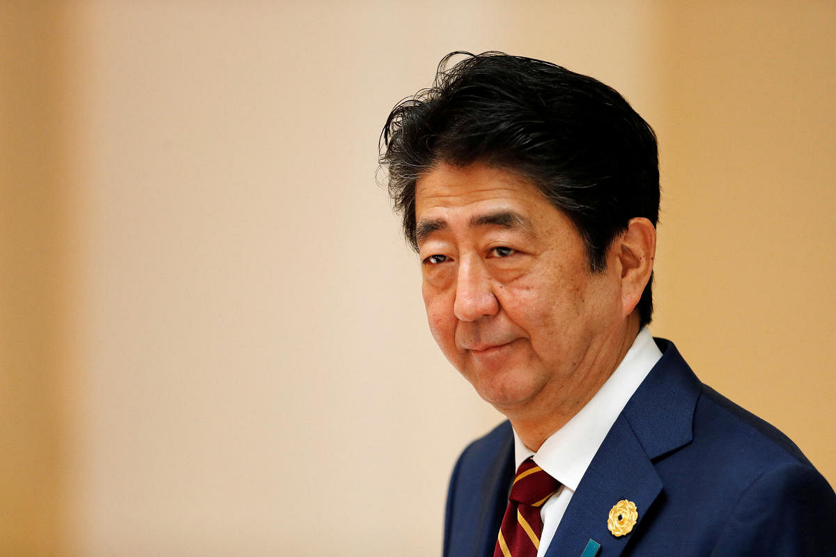 Japan's former prime minister Shinzo Abe. Credit: Reuters Photo