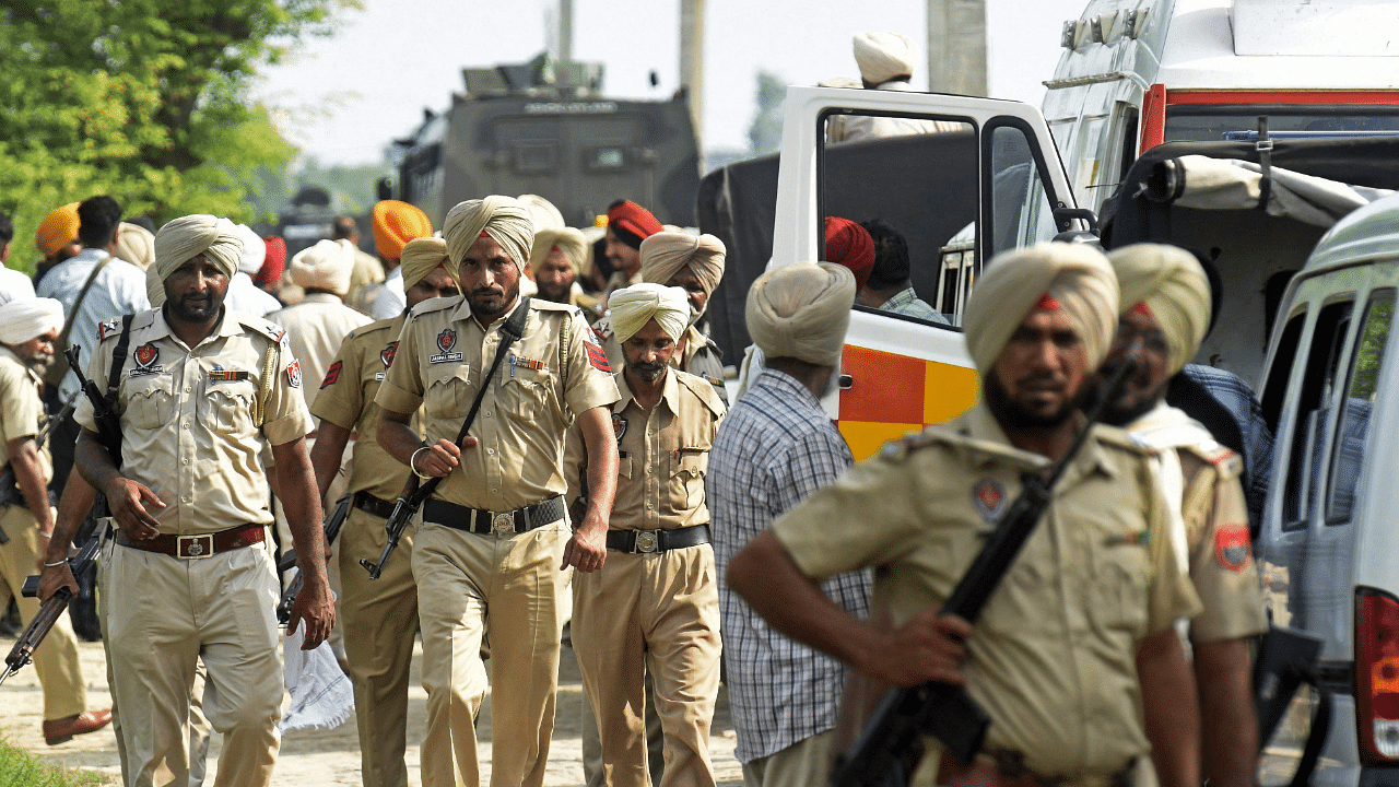 Three policemen and a journalist were also injured. Credit: AFP Photo