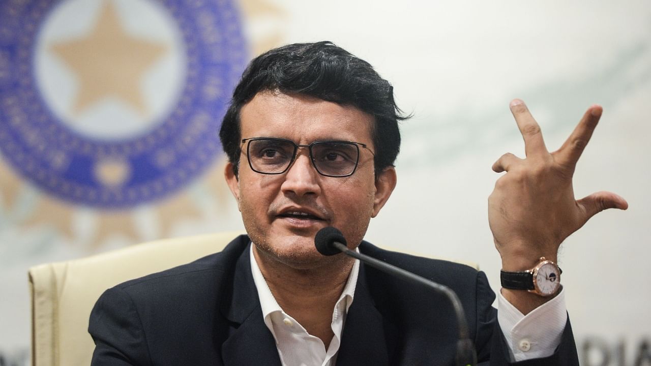 BCCI president Sourav Ganguly. Credit: AFP Photo