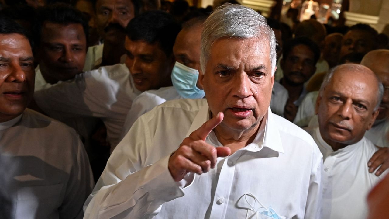 Sri Lankan President Ranil Wickremesinghe. Credit: AFP Photo