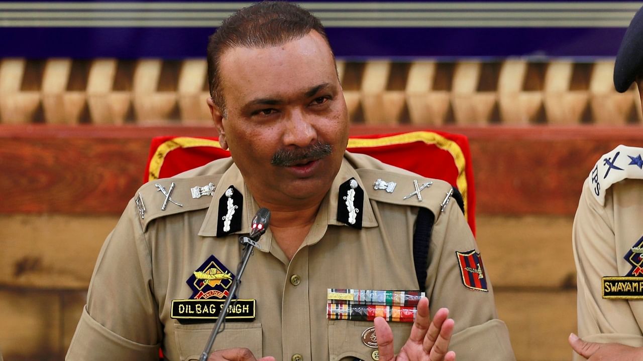 Jammu and Kashmir police chief Dilbagh Singh. Credit: Reuters Photo