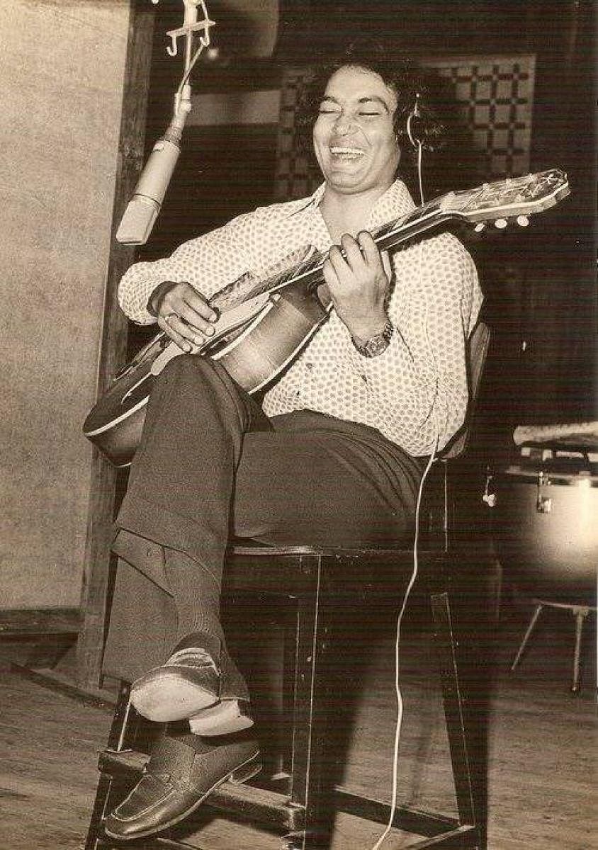 Bhupinder Singh, who passed away at 82 earlier this week, was a sought-after guitarist. TWITTER/FILM HISTORY PICS