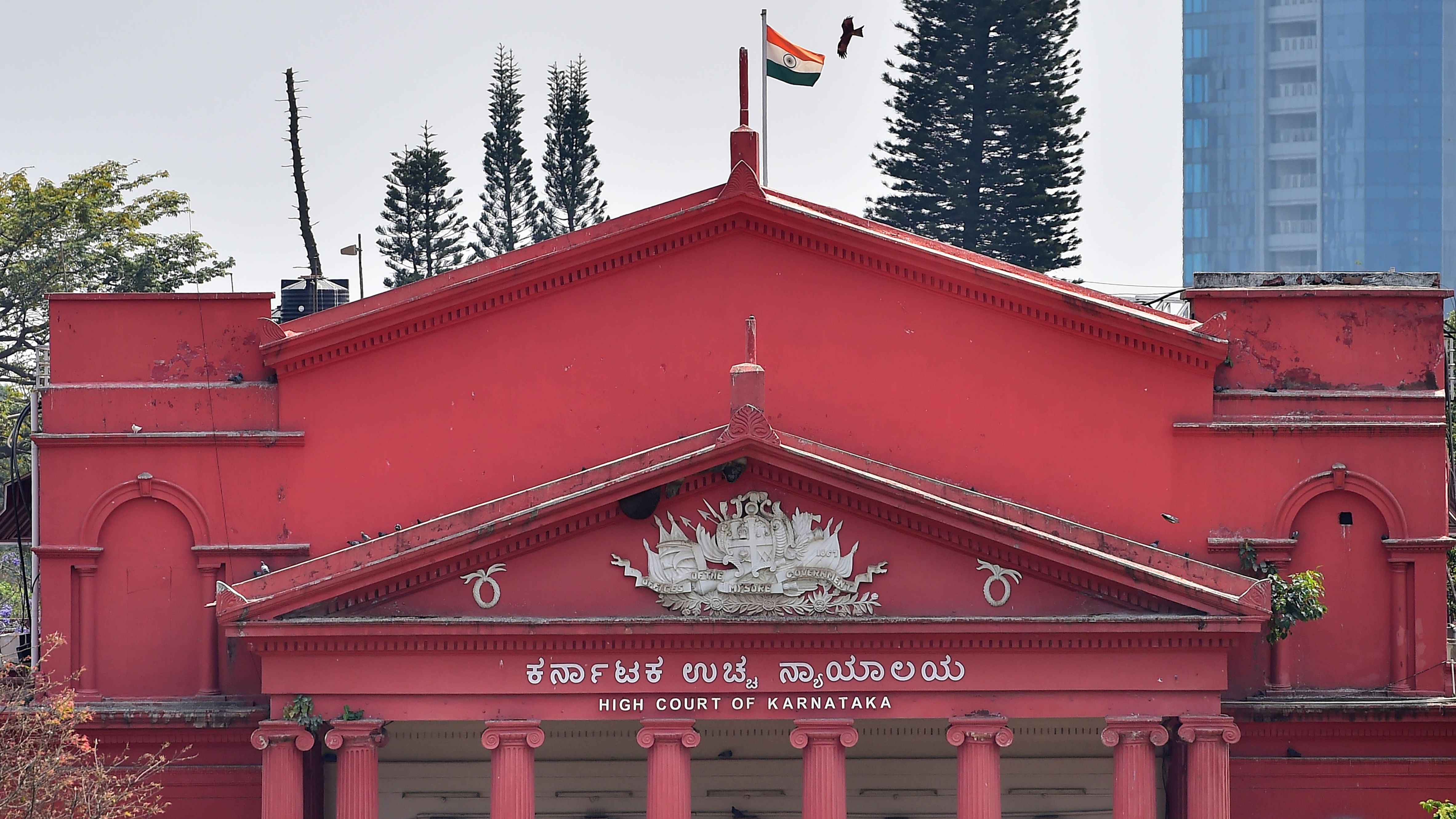 Karnataka High Court building, in Bengaluru. Credit: PTI Photo