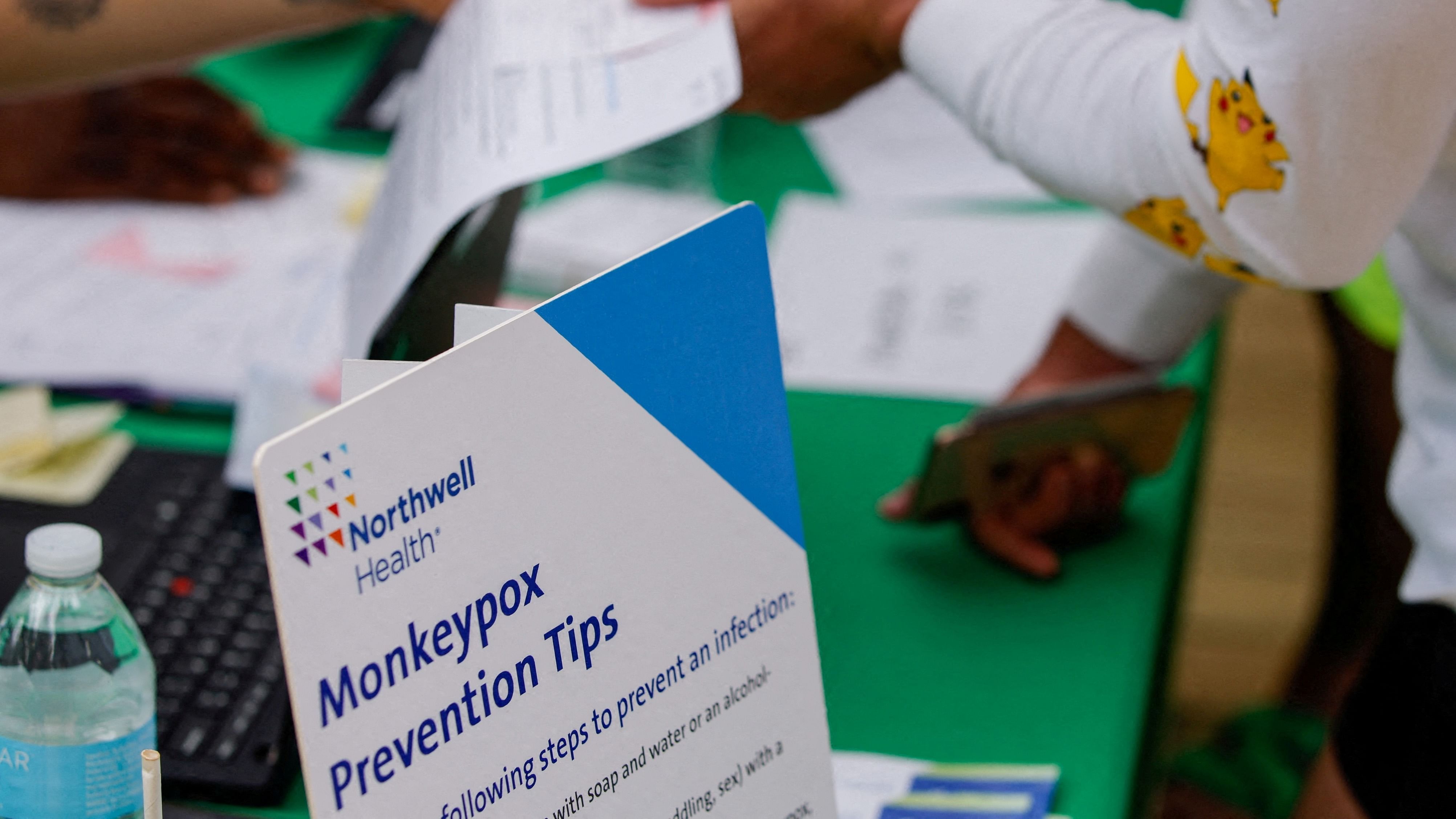 A person arrives to receive a monkeypox vaccination at the Northwell Health Immediate Care Center at Fire Island-Cherry Grove, in New York, U.S. Credit: Reuters Photo