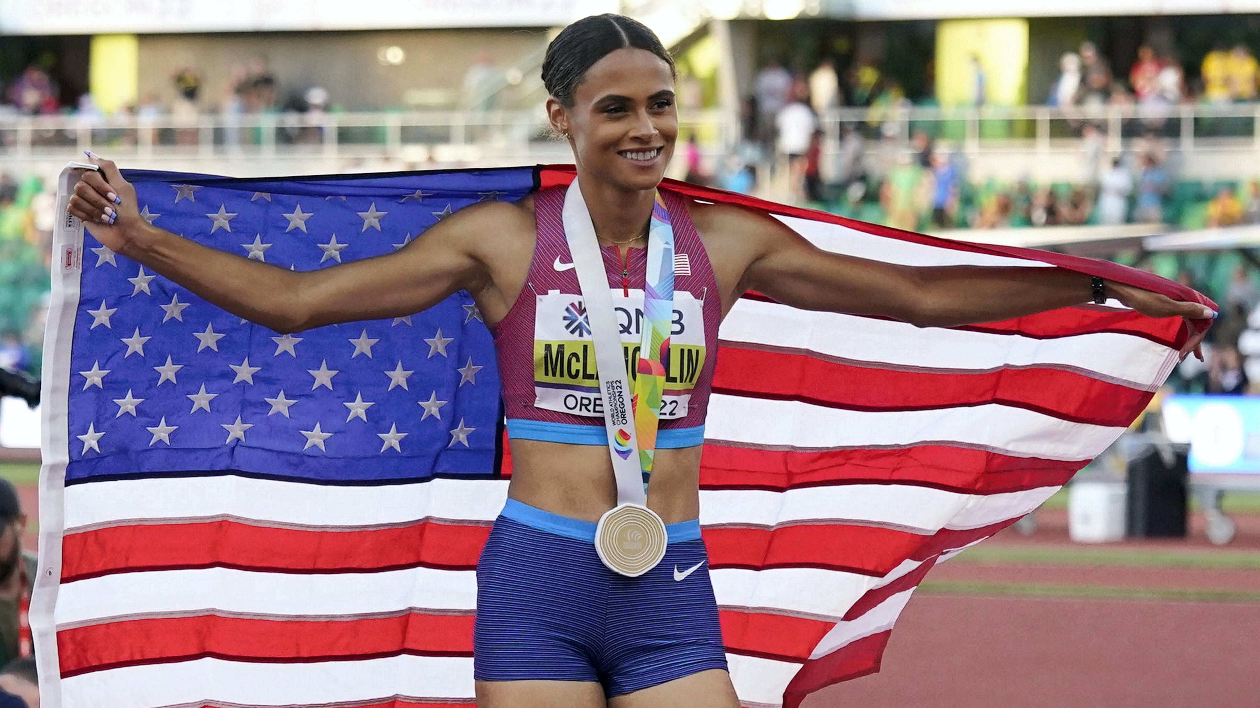 Sydney McLaughlin. Credit: AP Photo