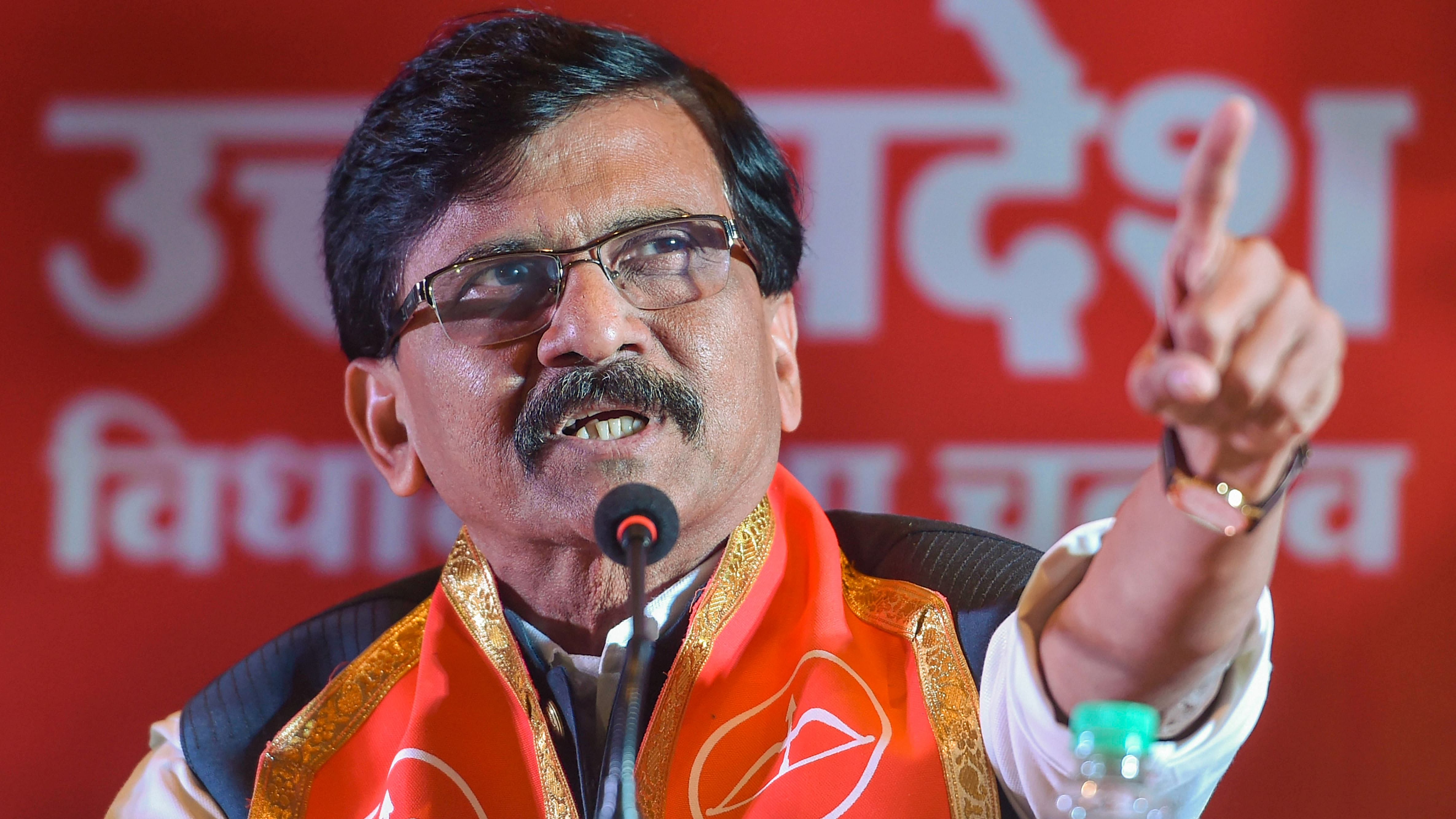 Sanjay Raut. Credit: PTI Photo