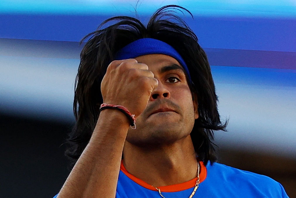 India's Neeraj Chopra. Credit: Reuters Photo