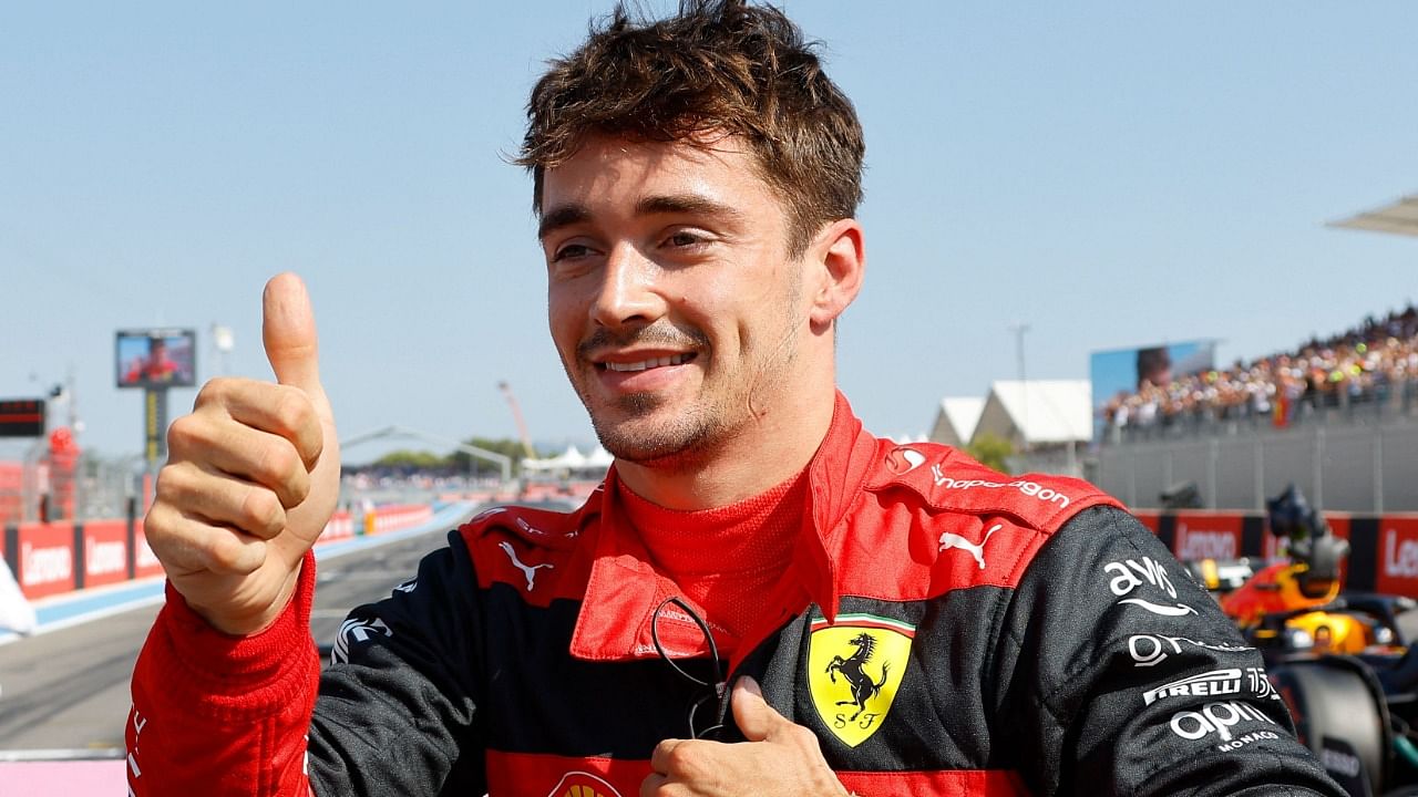 Ferrari's Monegasque driver Charles Leclerc. Credit: AFP Photo