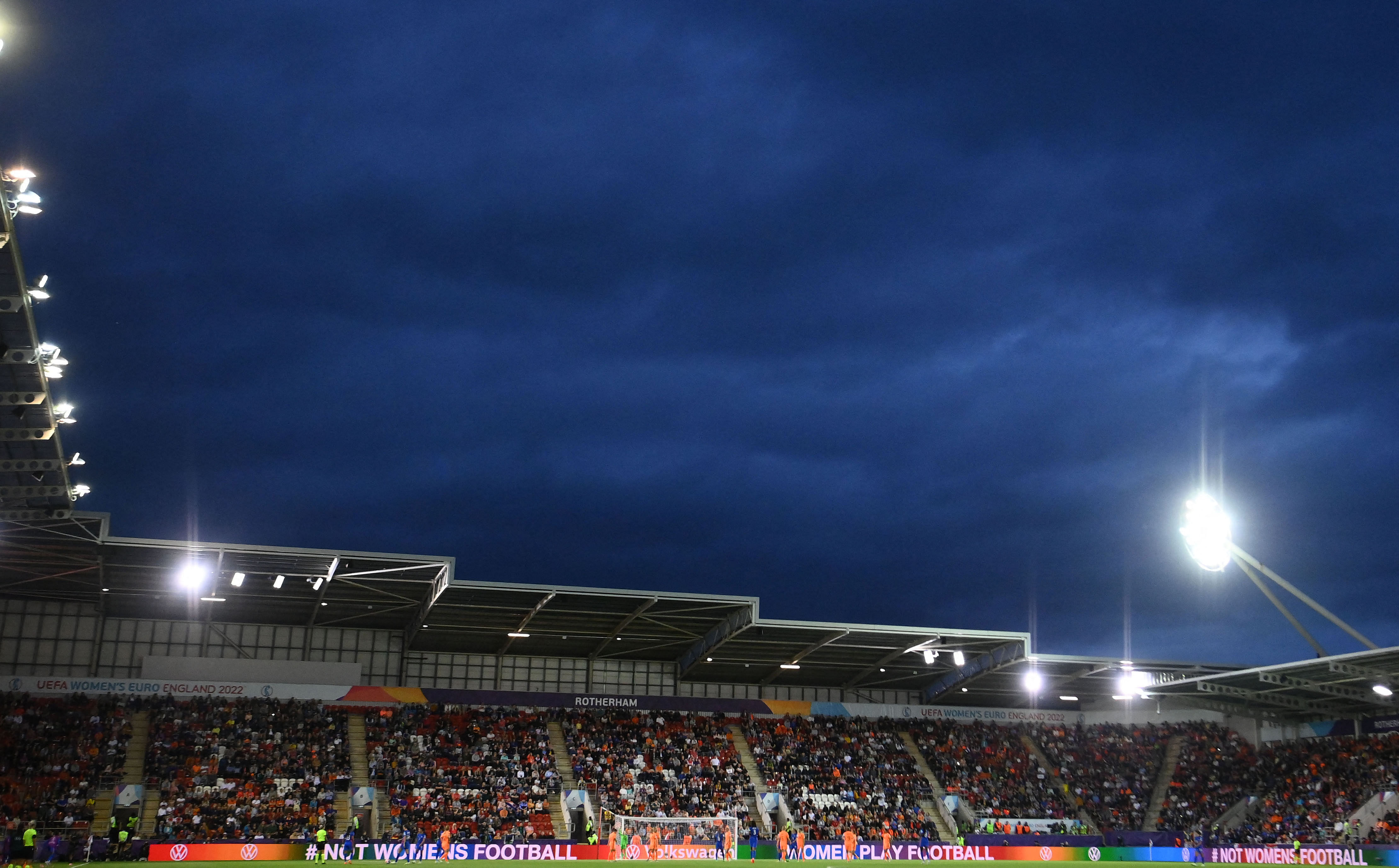 New York Stadium during the UEFA Women's Euro 2022. Credit: AFP Photo