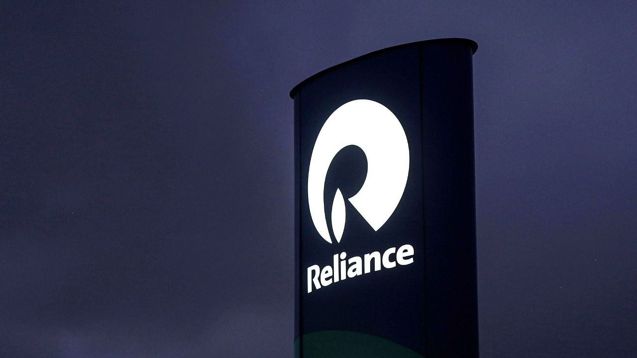 Reliance logo. Credit: Bloomberg Photo