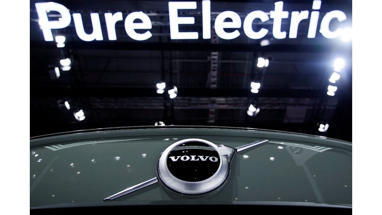 Volvo Car India on Tuesday launched its pure electric SUV XC40 Recharge in the country tagged at Rs 55.9 lakh. Credit: Reuters Photo