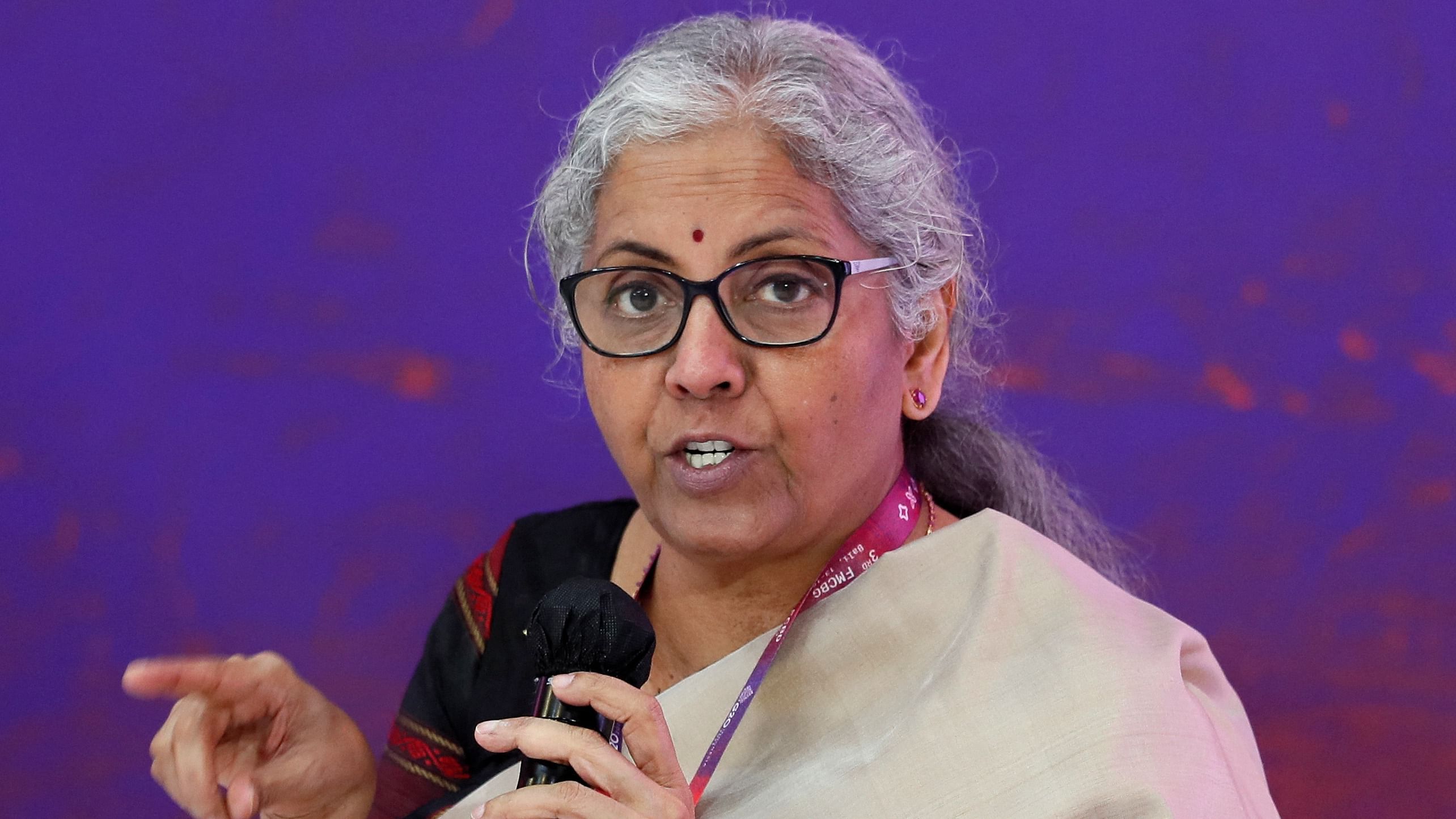 In reply to another question, Sitharaman said GST rates or rate slabs applicable on goods and services are prescribed on the recommendations of the GST Council. Credit: Reuters Photo