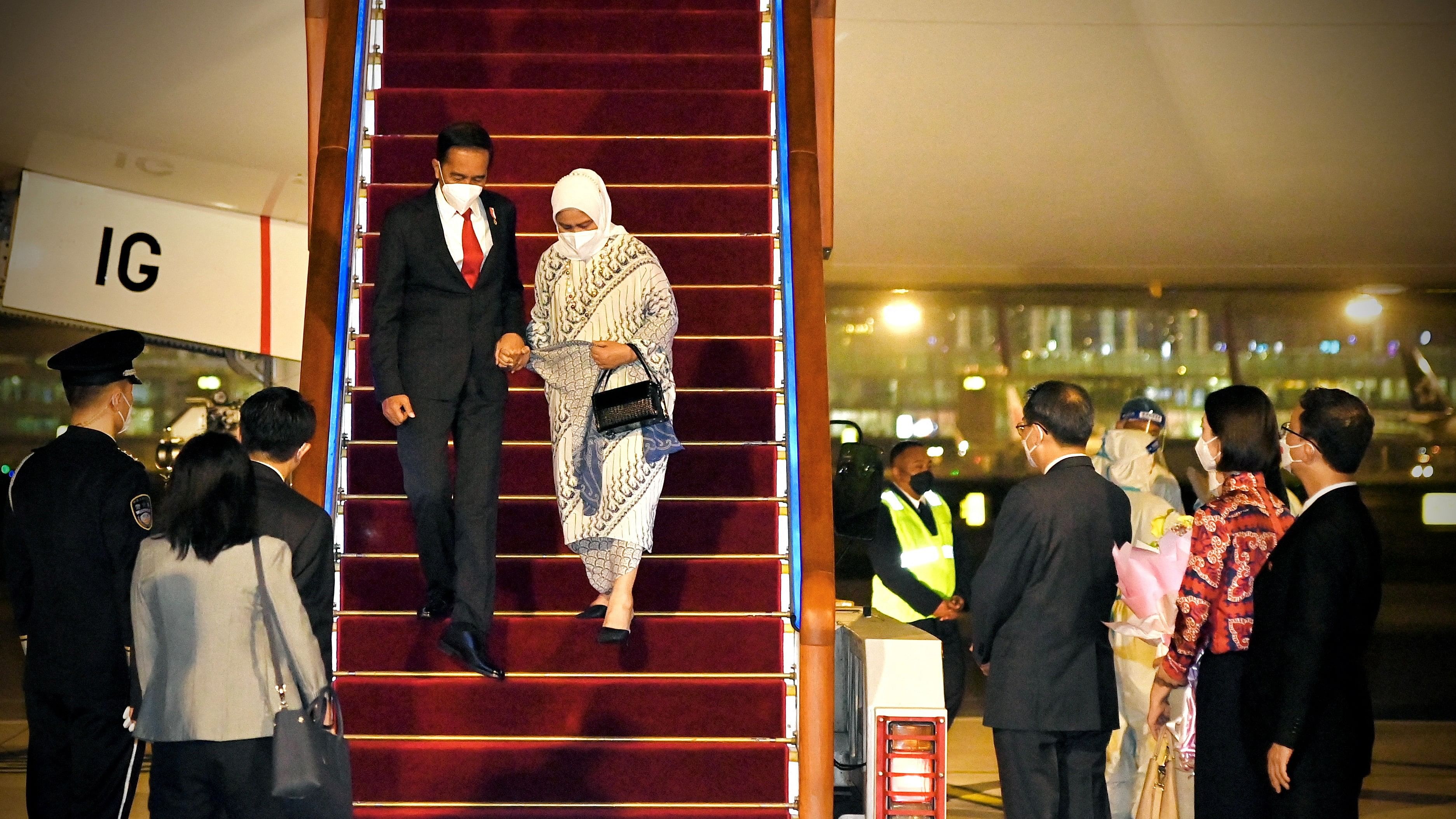 Jokowi, who arrived in Beijing late on Monday night, was also scheduled to meet with Chinese Premier Li Keqiang. Credit: Reuters photo
