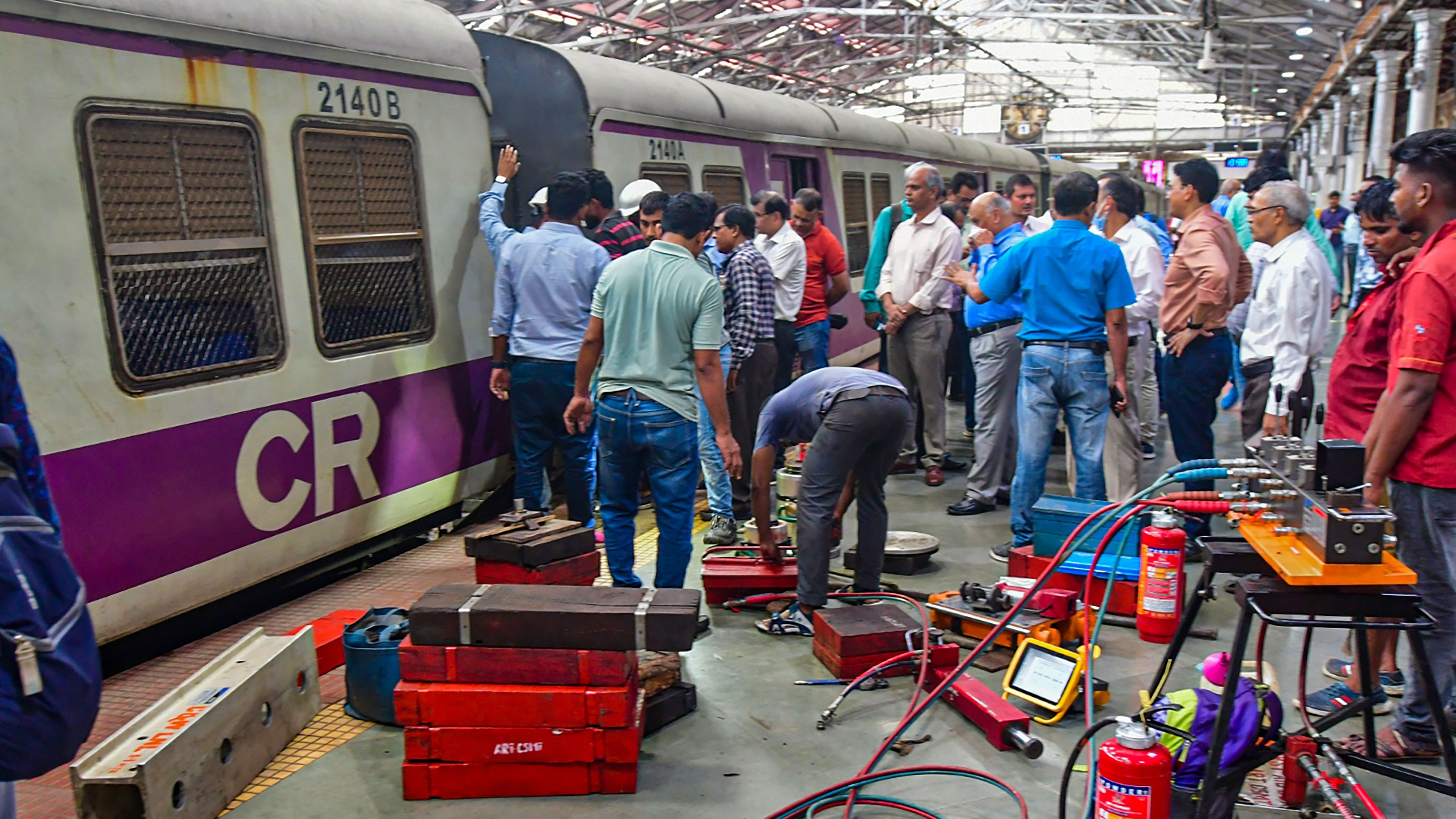 Sutar said the Panvel-bound train was given a green signal, but it moved in the opposite direction. Credit: PTI photo