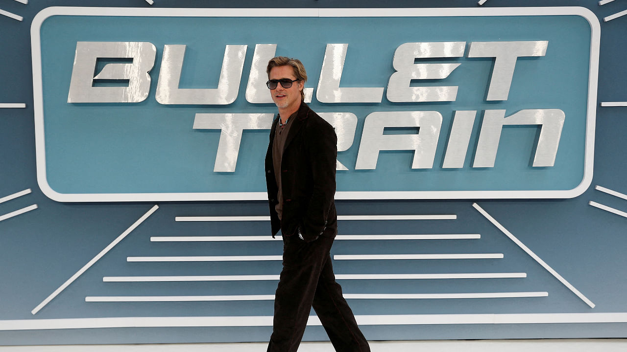 Actor Brad Pitt arrives at the UK premiere of 'Bullet Train' in London, Britain July 20, 2022. Credit: Reuters Photo