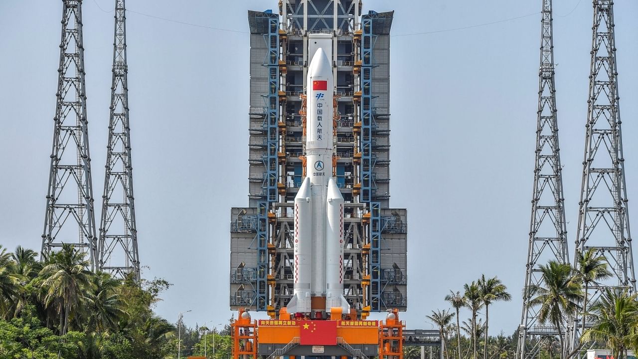 China's Long March 5B rocket. Credit: Bloomberg