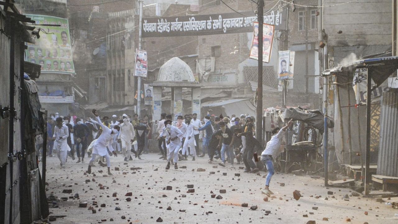 Communal clashes had erupted in Kanpur town on June two last during a bandh called by some Muslim outfits in protest against alleged objectionable remarks on Prophet Mohammed by BJP spokesmperson Nupur Sharma. Credit: PTI File Photo