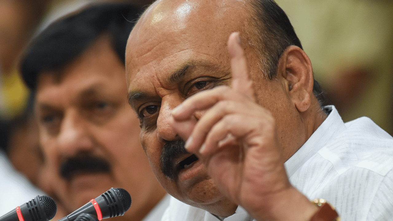 Karnataka Chief Minister Basavaraj Bommai. Credit: DH Photo