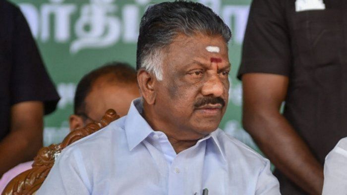 O Paneerselvam file photo. Credit: PTI Photo