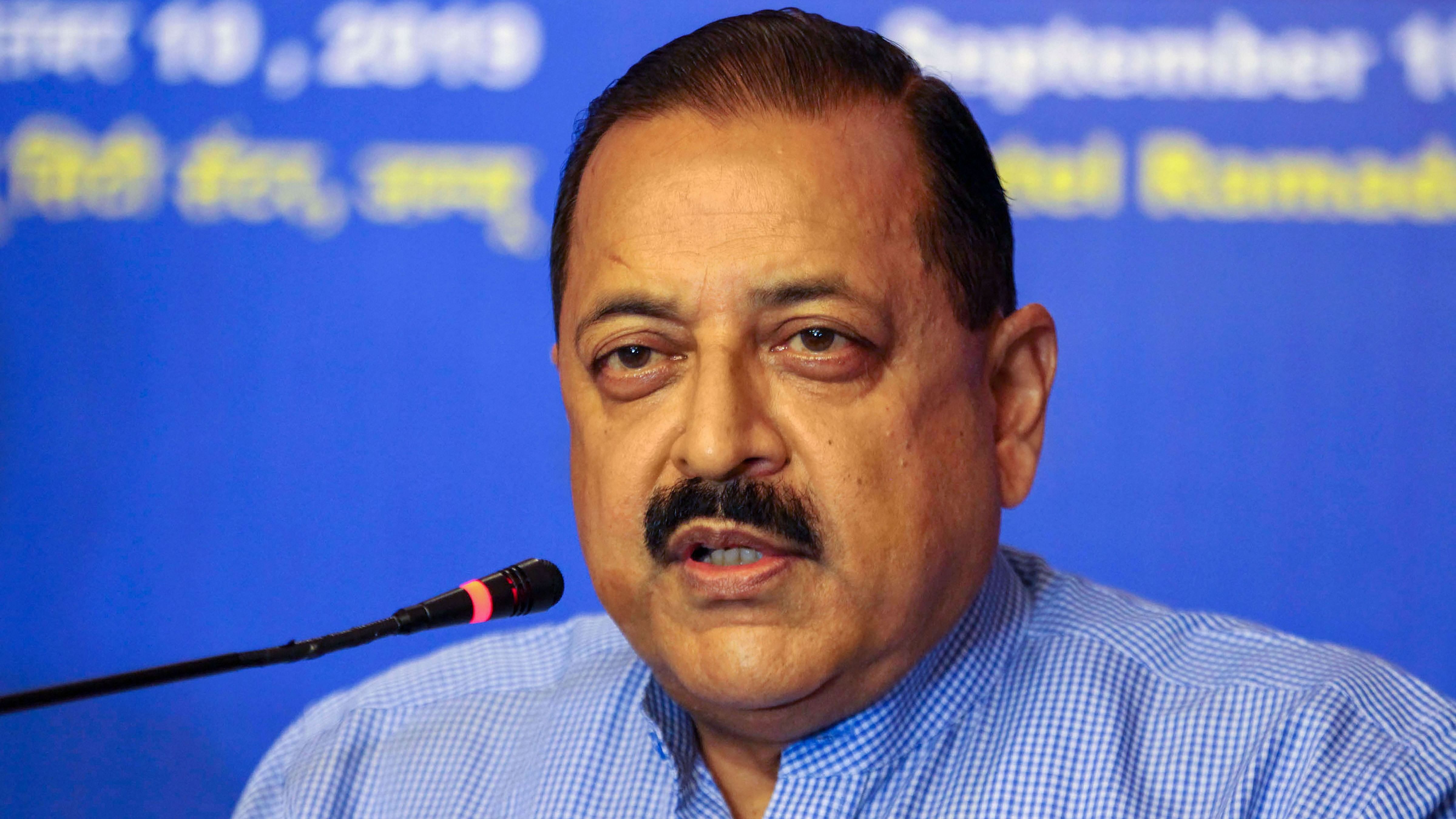 Union Minister Jitendra Singh. Credit: PTI Photo